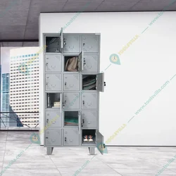 Premium Quality Powder Coated 24Door Metal Industrial Locker Storage Cabinet For School Gym,Home,Office Etc 