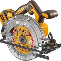 Ingco 165 mm 20V Lithium-Ion Cordless Circular Saw With Cutting Blade, 5200 RPM (CSLI1652)
