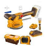 Ingco 130mm Diameter 20V 60 Kg Suction Capacity Cordless Tile Vibration Machine With Battery, Charger & Accessories (CTVLI20018)