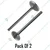 Intake/Exhaust Valve, For 4 stroke 5 HP - 7 HP (173F)  Diesel Power Tiller / Cultivator, 173F-004