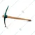 High Tempered Iron Pickaxe (Gaiti/ Kudaal) with Wooden Handle for Agriculture Uses