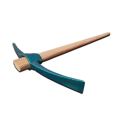 High Tempered Iron Pickaxe (Gaiti/ Kudaal) with Wooden Handle for Agriculture Uses