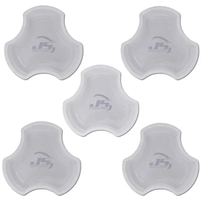 JS Designer Pack Of 5 Cosmic Shape Plastic Paver Block Mould 25 x 12.5 x 2.5 cm