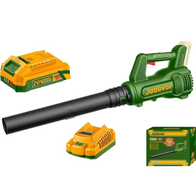 Jadever 20V 8.5m³/min Air Volume Cordless Air Blower With Battery & Charger, 15000 RPM (JDBLP521)