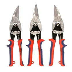 De Neers Set of 3 straight, right and left nose aviation cutters for cutting thin materials 