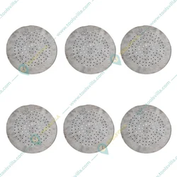 Premium Quality Zero Number Jali (Pack of 6) for Manual Namkeen Bhujia Machine 5 inch (12.7 cm)