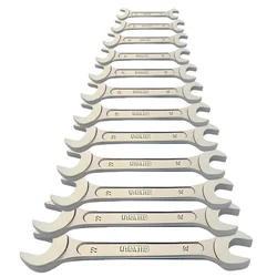 Jhalani 6x7-30x32 (12 Pcs.) Non Sparking Double Open End Spanners Set (12/121MNS)_12NS
