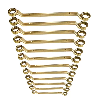 Jhalani 6x7-30x32 (12 Pcs.) Non Sparking Ring Spanners Set (13/12MNS)_13NS