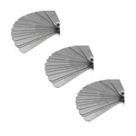 Jhalani 4 Inch Feeler Gauge With 26 Blades, Stainless Steel Material(4")_Pack Of 3