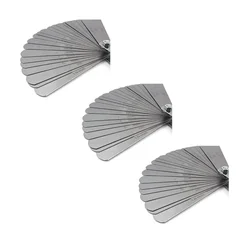 Jhalani 4 Inch Feeler Gauge With 26 Blades, Stainless Steel Material(4")_Pack Of 3