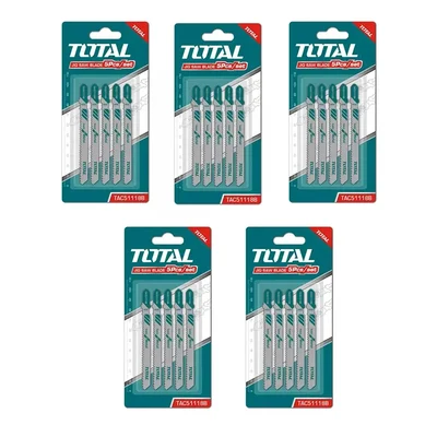 Total 5 pcs Jig Saw Blade for Metal (TAC51118B) - Pack of 5
