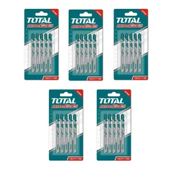 Total 5 pcs Jig Saw Blade for Metal (TAC51118B) - Pack of 5