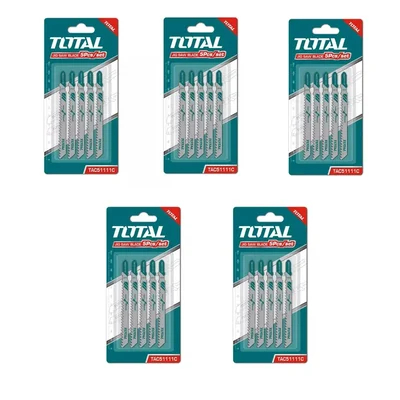 Total 5 pcs Jig Saw Blade for Wood (TAC51111C) - Pack of 5