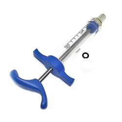 Metal Syringe For Veterinary Animals, 10 ml Capacity (Pack of 4)