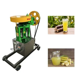 Kalsi 3Hp Sugarcane Squeezer Machine with 3 SS Roller, 300-400 Kg/Day