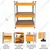Keepwell 2 x 2.25 x 1 Feet 3 wooden Shelf Laminated Boltless Multipurpose Storage Rack