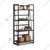 Keepwell 5 Shelf Rack for Storage Multipurpose uses ( Foldable Indoor Outdoor Stand for Storing Pots BooksHouse Item)