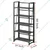 Keepwell 5 Shelf Rack for Storage Multipurpose uses ( Foldable Indoor Outdoor Stand for Storing Pots BooksHouse Item)
