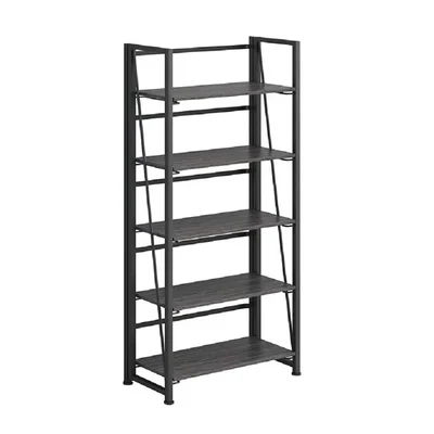 Keepwell 5 Shelf Rack for Storage Multipurpose uses ( Foldable Indoor Outdoor Stand for Storing Pots BooksHouse Item)