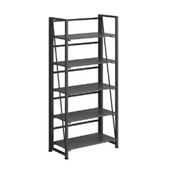Keepwell 5 Shelf Rack for Storage Multipurpose uses ( Foldable Indoor Outdoor Stand for Storing Pots BooksHouse Item)
