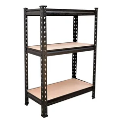 Keepwell 24 x 12 x 27 Inch 3 wooden Shelf  Boltless  Multipurpose Storage  Rack