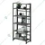Keepwell 24 x 60 x 12 Inch 5 Shelves Folding Storage Rack (Organizer for Home,Office, Shop)