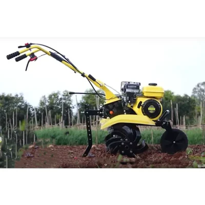 Kisankraft KK-IC-240P, 7 HP 4 Stroke Petrol Power Tiller With Front Wheel