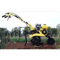 Kisankraft KK-IC-240P, 7 HP 4 Stroke Petrol Power Tiller With Front Wheel