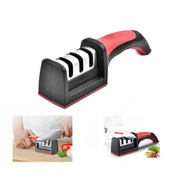 Manual 3 Stage Knife Sharpening Tool For Ceramic Knife and Steel Knife