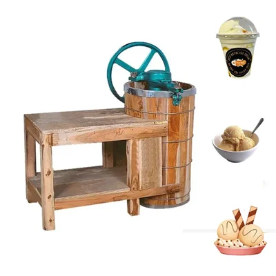 9 Liters Semi Automatic Kothi Ice Cream Machine without Motor
