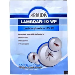 Arbuda LAMBDAR -10 WP  Lambdacyhalothrin 10% WP (Wettable Powder) for Indoor Pest Control | 62.5 gm