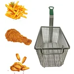 Premium Quality Large Deep Fry Stainless Steel Basket With Handle (Pack of 10)