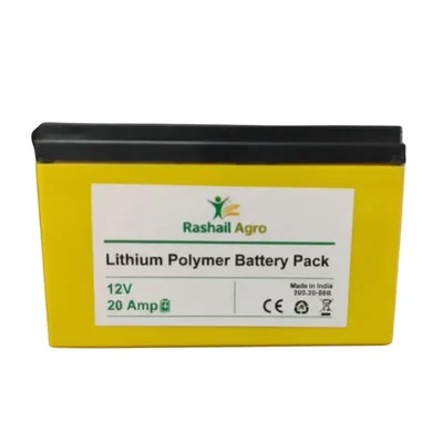 Rashail Agro LiPo Battery 12V 20Ah: High-Capacity Lithium Polymer Battery for Zatka Machine