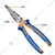 Wadfow 200mm (8") 2-Mode Function High Leverage Long Nose Pliers (WPL2718)