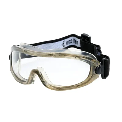 Mallcom Safety Goggles, Agena Clear Toughened Transparent Polycarbonate Goggles