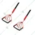 Manual Weedivator of 5 Tyne and 6 inch Blade for Weed Cutting and Soil Cultivation With Handle(Pack Of 2)