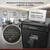 MAXSELL MX-15C3 Heavy Duty Office Paper Shredder P-4 Cross-Cut, 20-Sheet Capacity, Multi-Media Shredding
