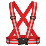 Minsales Reflective Jacket/Vest Cross Belt - Nylon, V-Neck, Unisex-Adult Orange