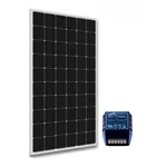 Gramstrong Combo Set of 125 W Monocrystalline Solar Panel & 12 V - 10 Amp Smart Charge Controller for Commercial and Industrial Usage 