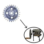 26 Teeth Mild Steel Gear(big) for Heavy Duty Hand Operated 6.5 inch Roller Noodles Making Machine, 20 Kg/hr