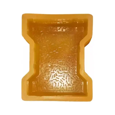 JS Designer Rubber I-Shape Paver Block Mould 20 x 17 x 3 Centimeters (Made in India)