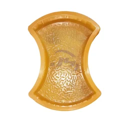 JS Designer Damru Type Rubber Paver Block Mould (2.5 x 15 x 2.5 Cm) 