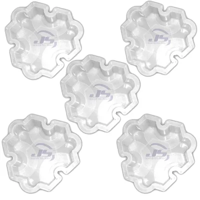 JS Designer 22 x 6 cm Plastic Galaxy Paver Block Mould (Pack of 5)