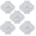 JS Designer 20 x 20 x 6 cm Plastic New Tauras Paver Block Mould (Pack of 5)