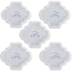 JS Designer 20 x 20 x 6 cm Plastic New Tauras Paver Block Mould (Pack of 5)
