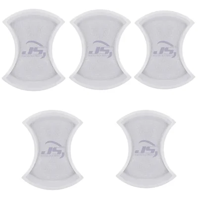 JS Designer 20 x 10 x 2.5 cm Plastic Paver Block Mould, Damru Shape (Pack of 5)