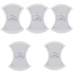 JS Designer 20 x 10 x 2.5 cm Plastic Paver Block Mould, Damru Shape (Pack of 5)