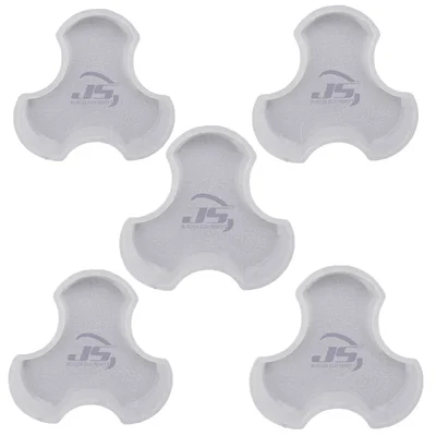 JS Designer Pack Of 5 Milano Shape Plastic Paver Block Mould (25 x 10 x 2.5 Cm)