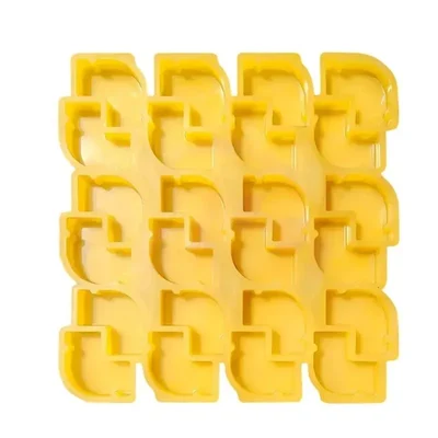 JS Designer 35 mm Rubber Cover Block Mould, 24 Cavity ( Made In India)