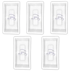 JS Designer Plastic Brick Mould, 10x5x3 inch (Pack of 5)